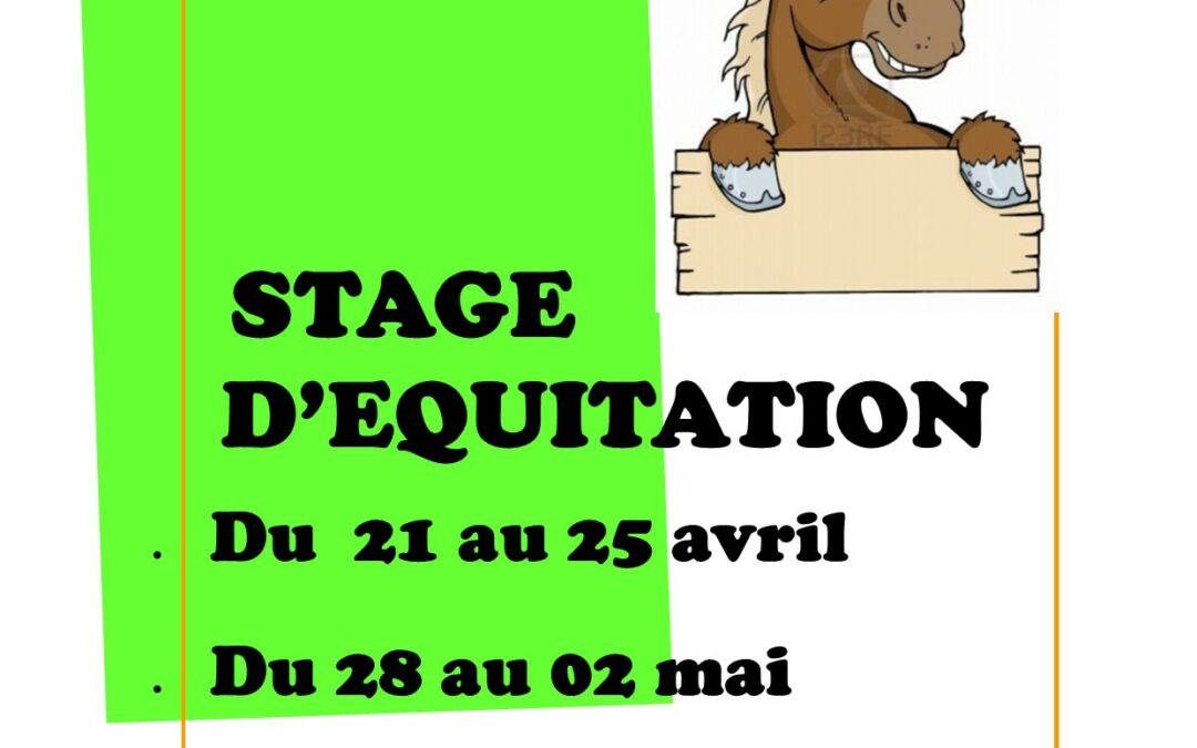 Stages d’équitation poney & cheval – Printemps 2025