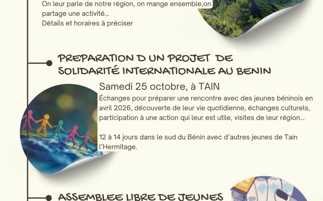 RDV et actions jeunes adultes 18-25 ans