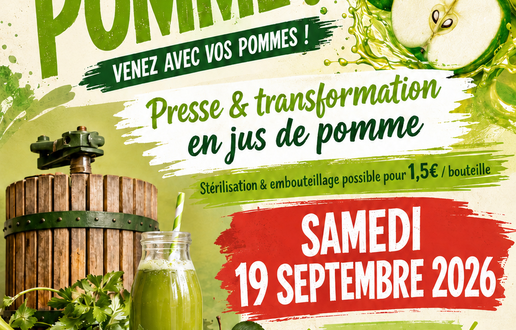 R&rsquo;amène ta pomme ! Samedi 19 septembre